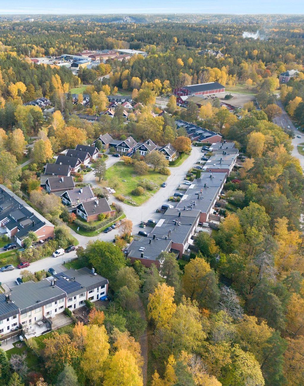 Ryttarvägen från ovan 