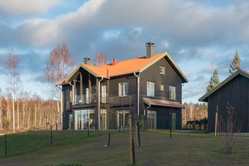 Exempel på specialdesignat hus efter kunds önskemål byggt av NORDIQ.