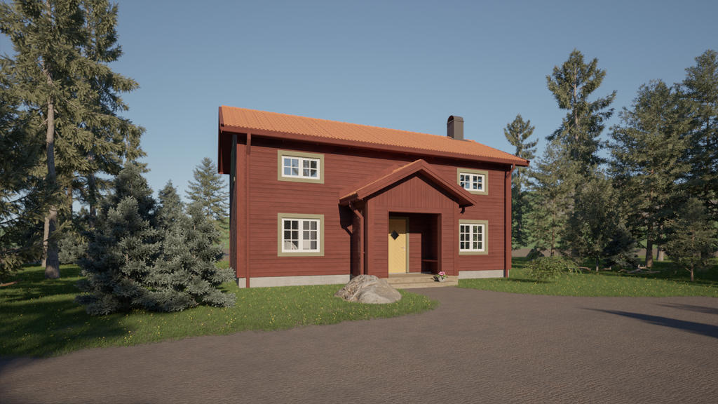 Exempelbild LODGE modell LISA, byggt och designat av av NORDIQ.