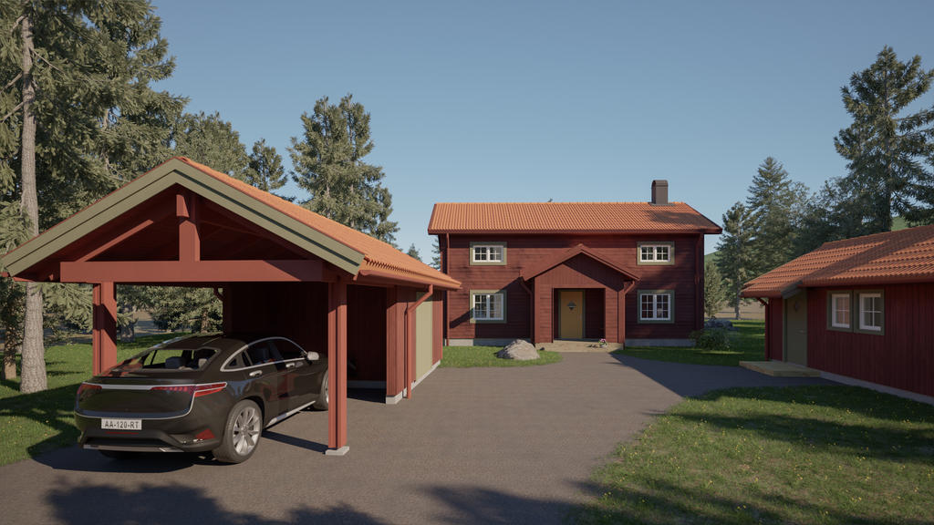 Exempelbild LODGE modell LISA, byggt och designat av av NORDIQ.