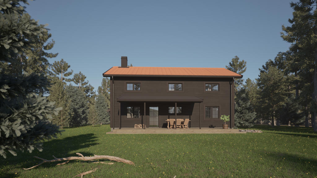 Exempelbild LODGE modell LOTTA, byggt och designat av av NORDIQ.