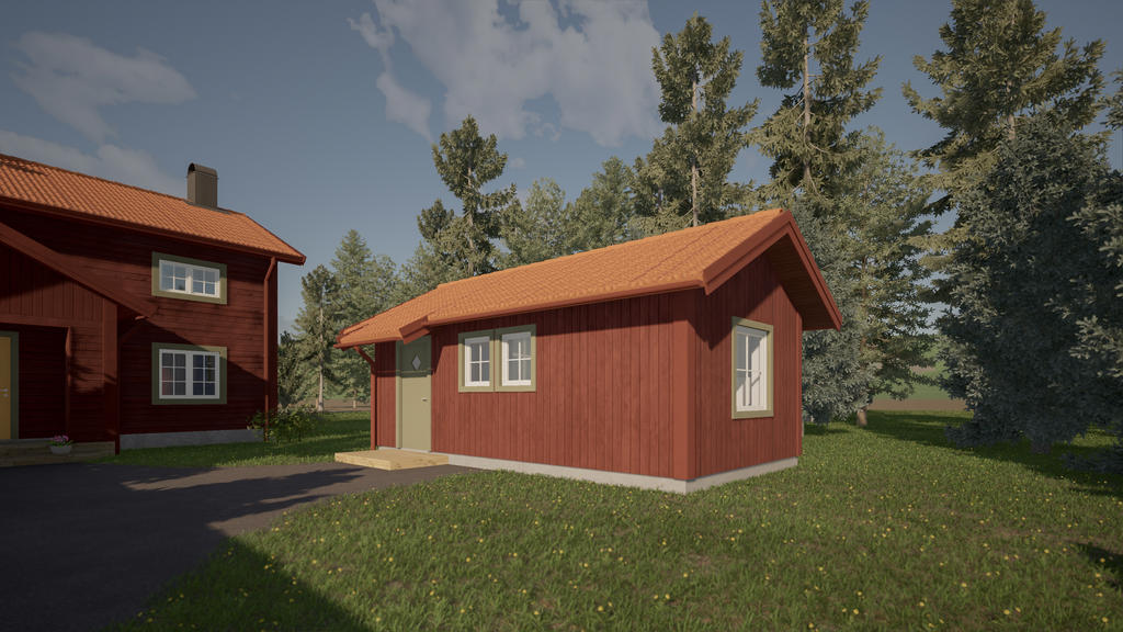 Exempelbild LODGE modell BJÖRN, byggt och designat av av NORDIQ.