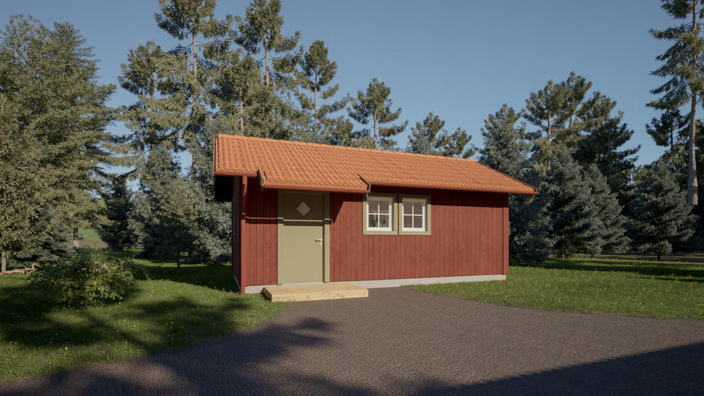 Exempelbild LODGE modell BJÖRN, byggt och designat av av NORDIQ.