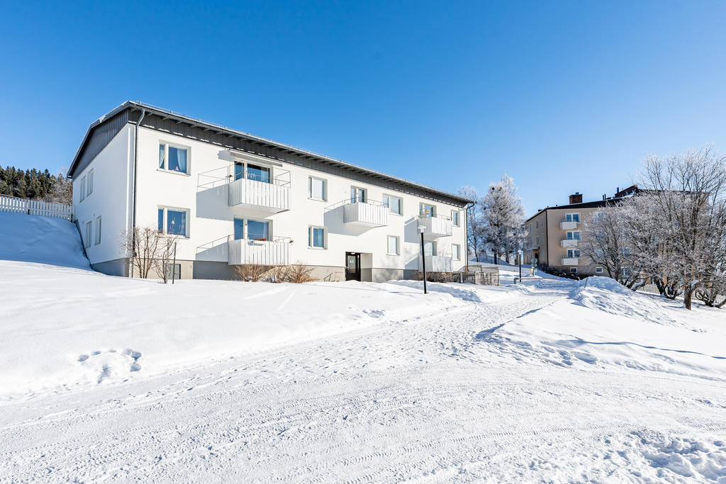 Entré finns även från gården.