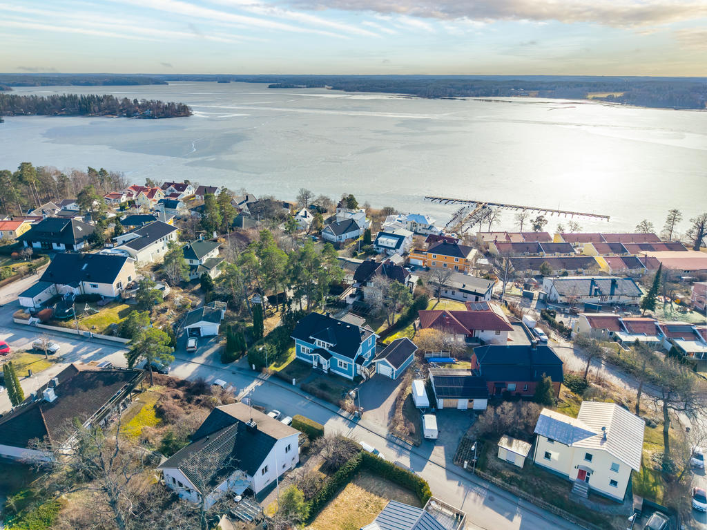 Drönarbild från norr