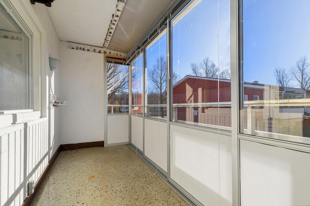 Fin inglasad balkong