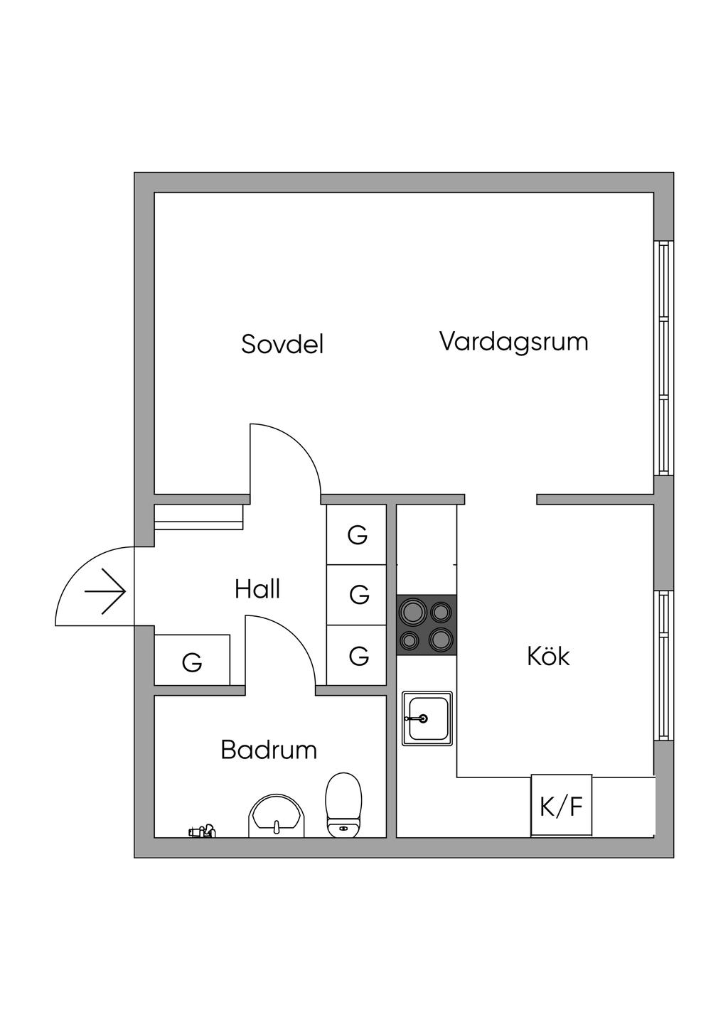 Alternativ planlösning