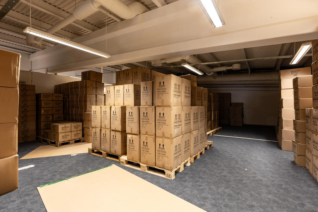 Kontorsdel på våning 2 (nyttjas idag som lager)