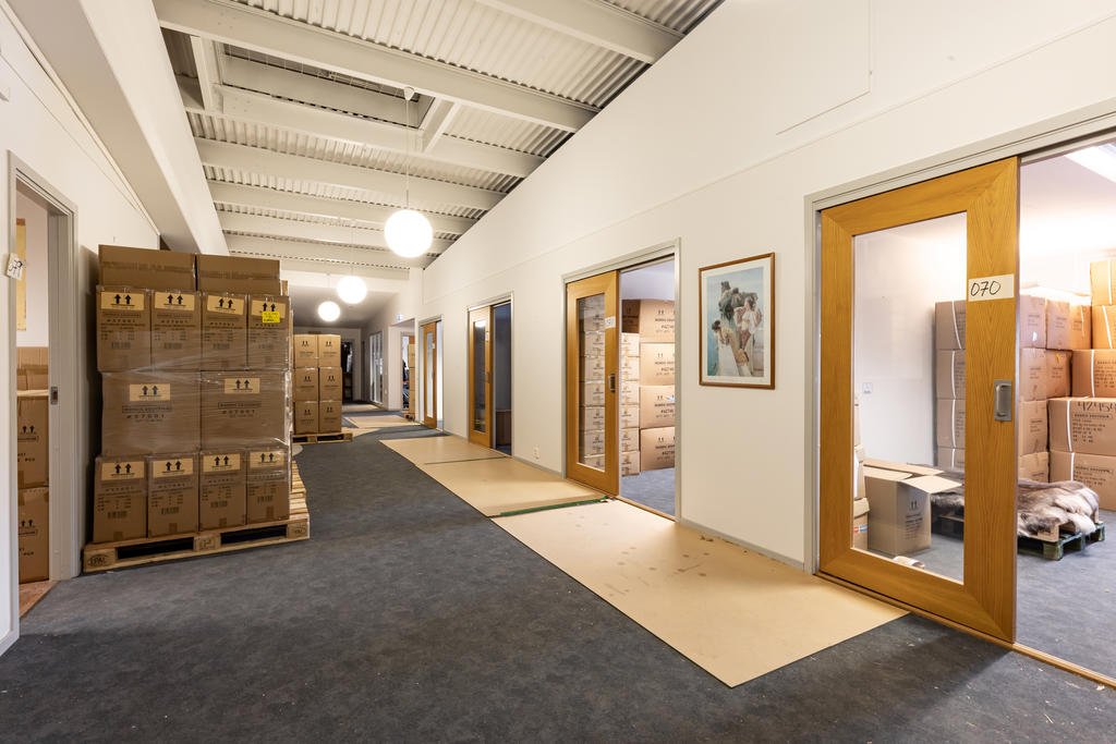 Kontorsdel på våning 2 (nyttjas idag som lager)