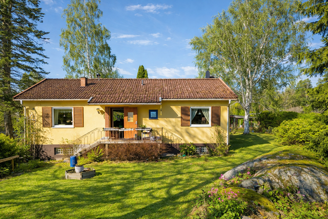 Förbättrad bild med AI, grön trädgård