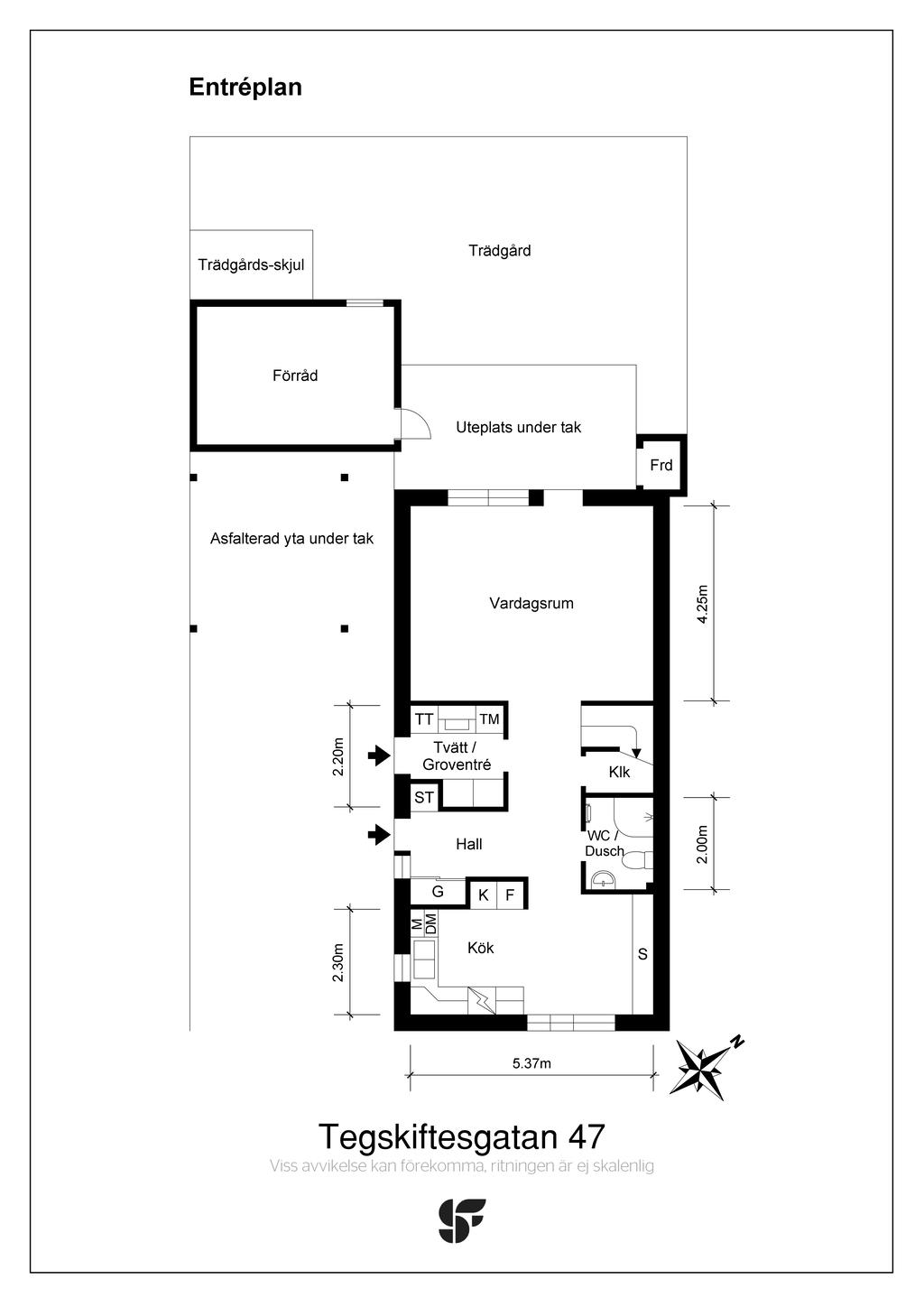 Planritning entréplan