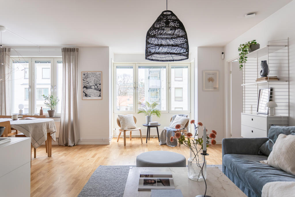 Vardagsrum med burspråk