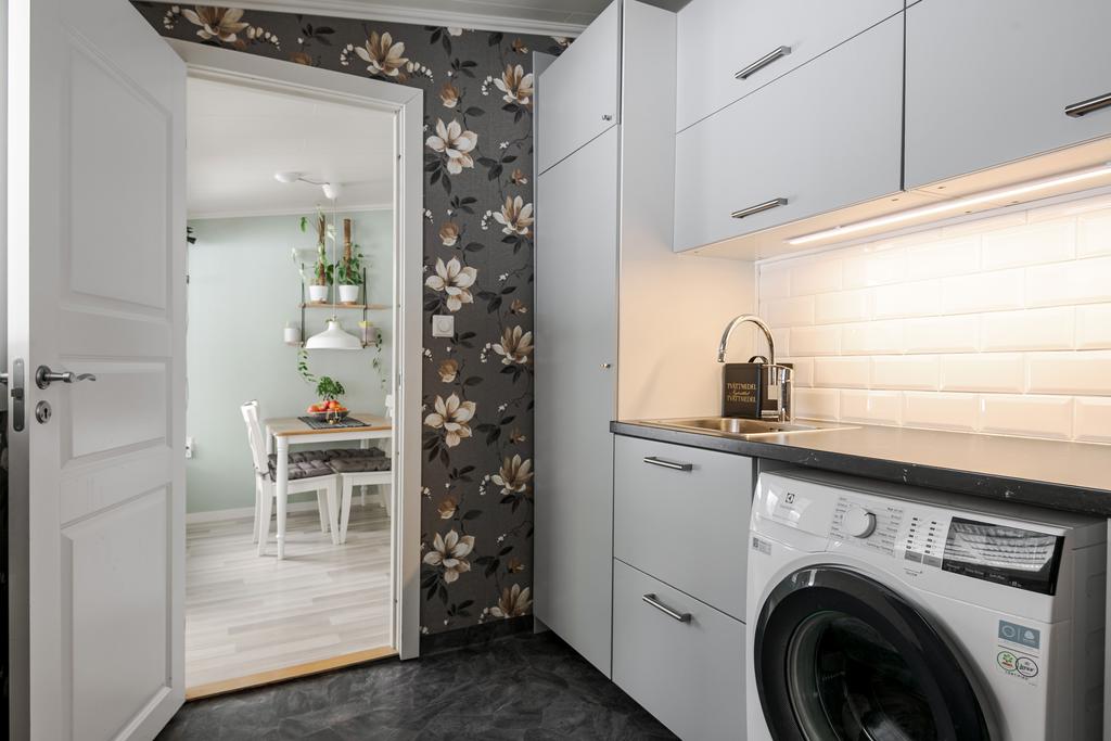 Tvättstuga renoverad 2019. 