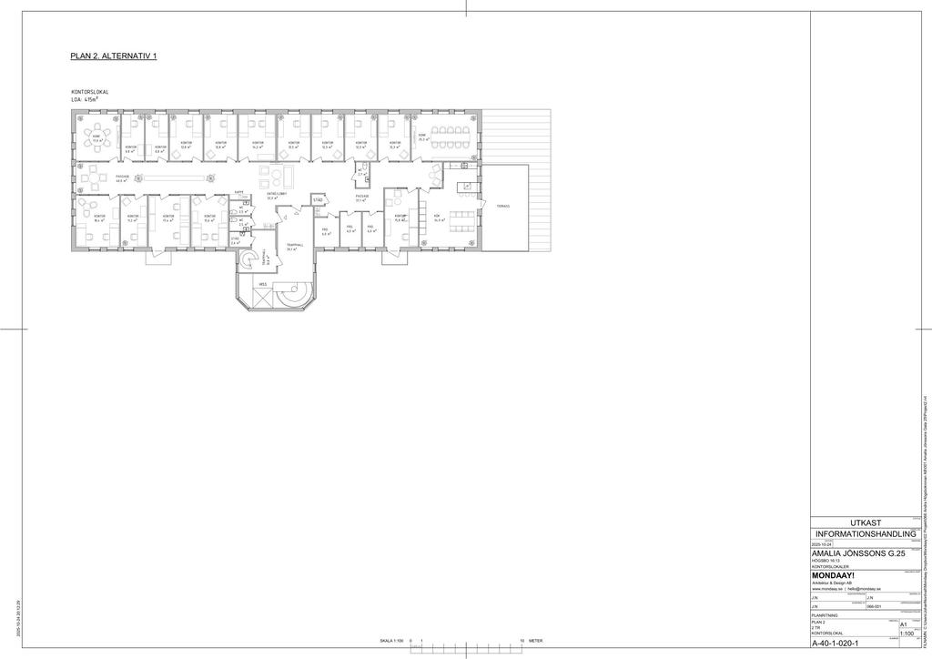 Hela kontorsytan om 415 kvm
