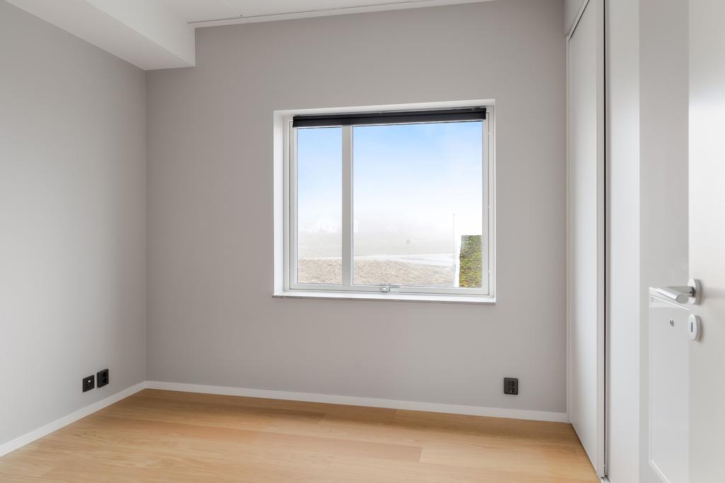 Sovrum med rofyllt läge och plats för dubbelsäng.