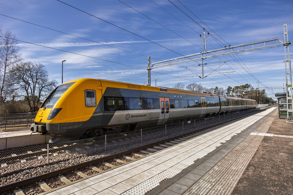 Tågstation ca 300m från bostaden