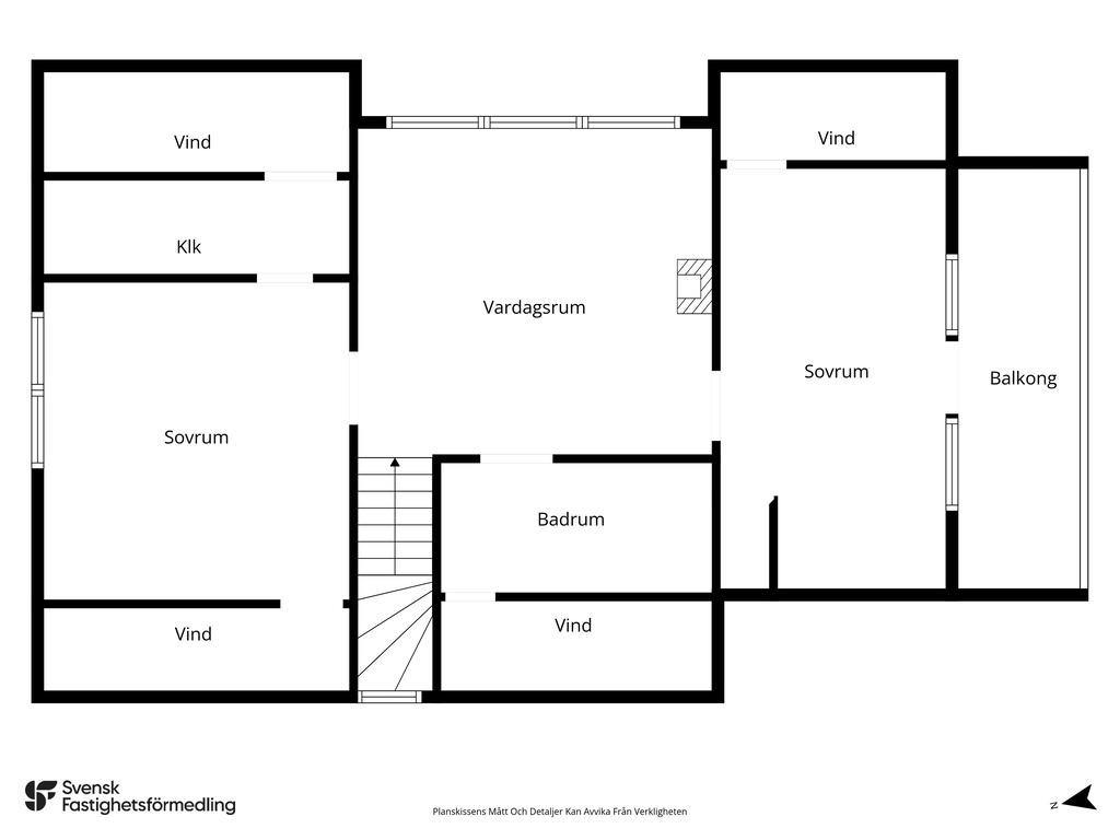 Planlösning övreplan