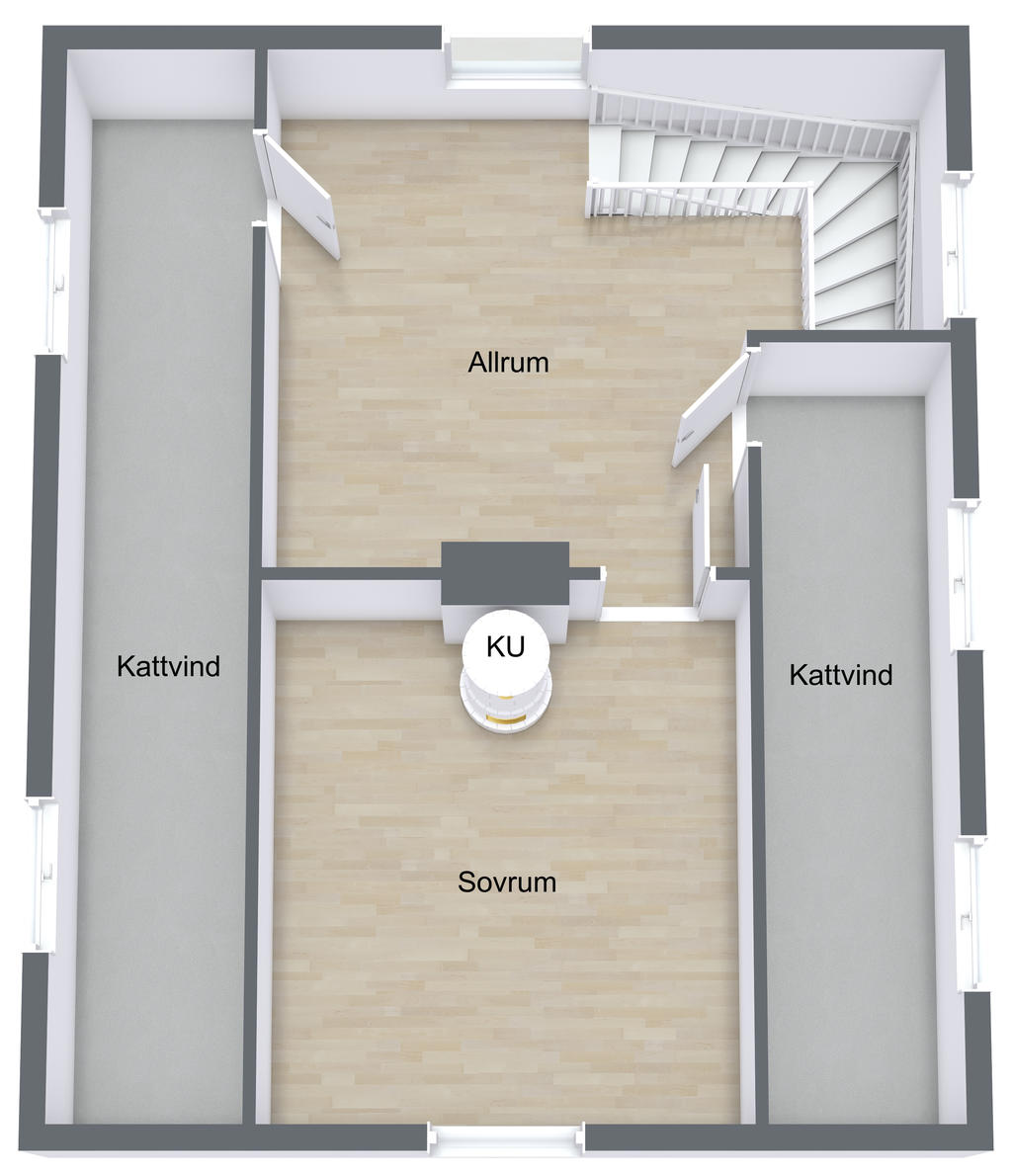 Övre plan.