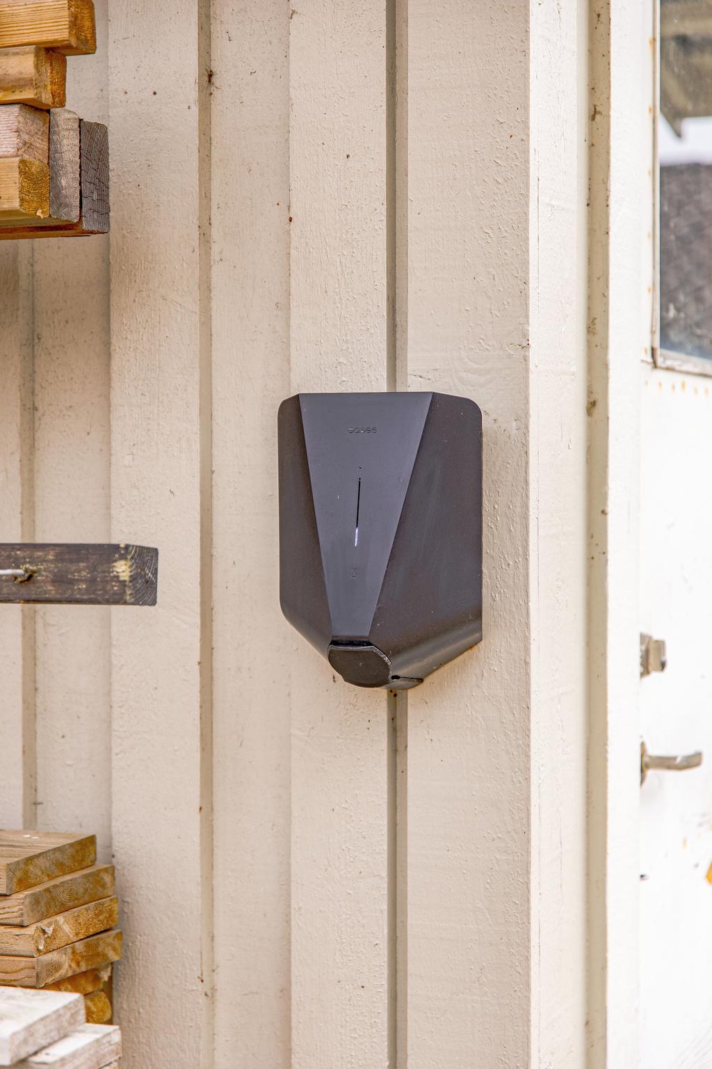 Här finns även el-bilsladdare installerad!