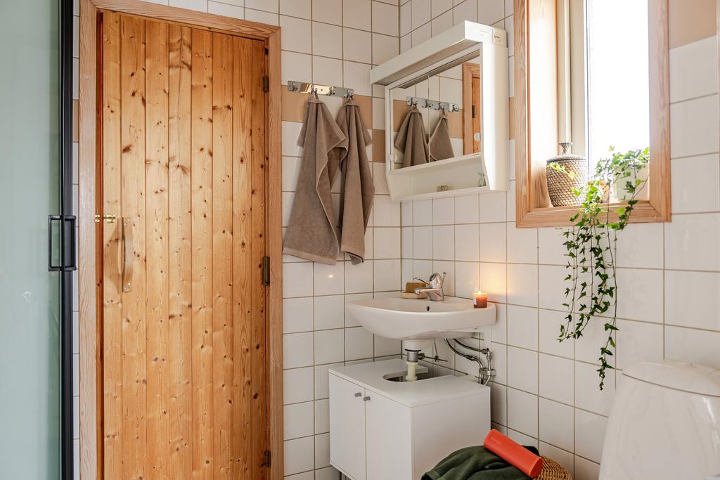 Kombinerad dusch/wc/bastu/tvätt