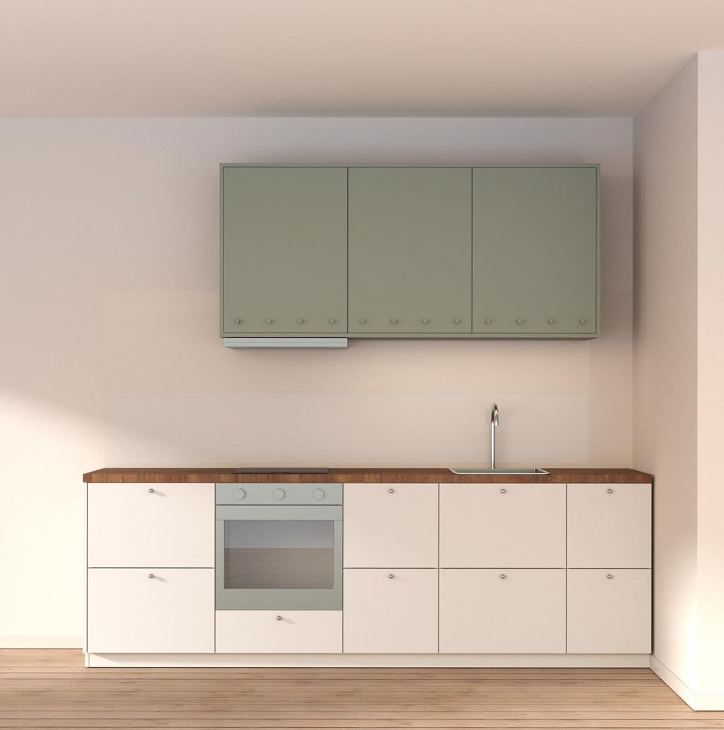 Kök i 2:a 36 kvm - inspobild