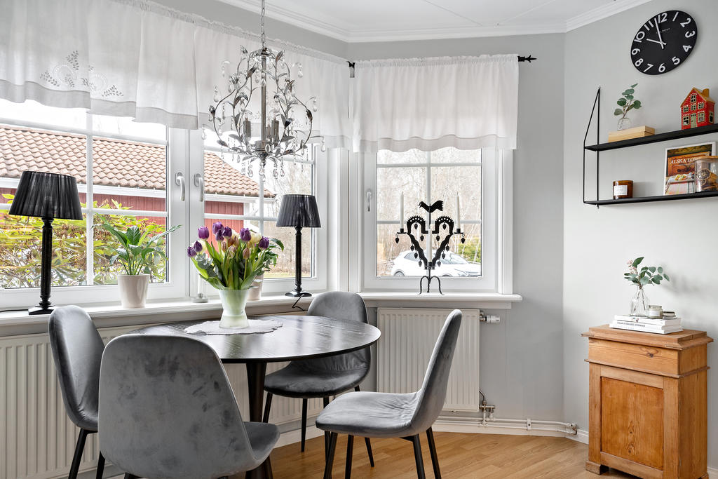 Utrymme för matplats i kök