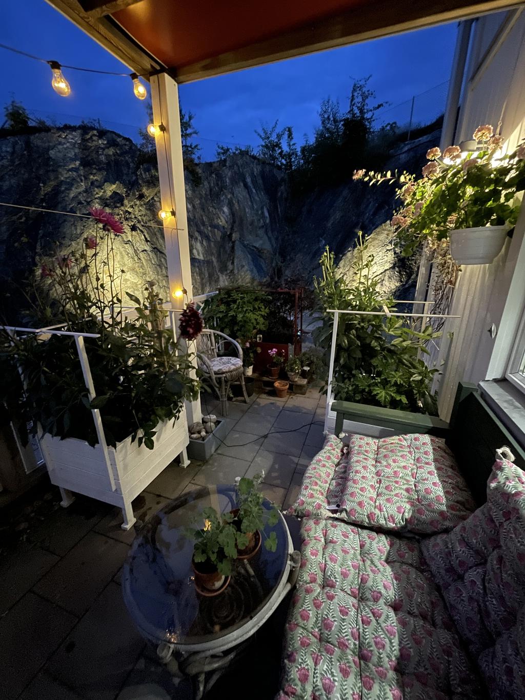 Mysig stund en varm sommarkväll