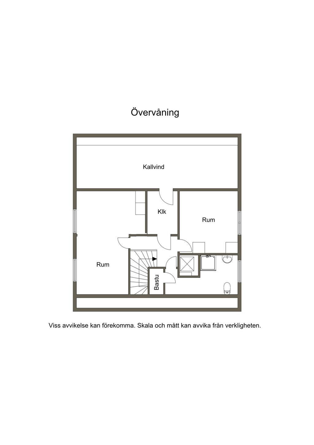 Nuvarande planlösningövervåning