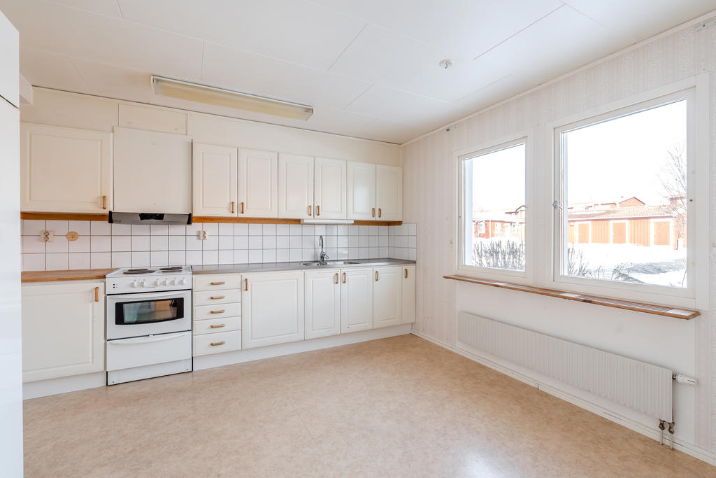 Rymligt och ljust kök