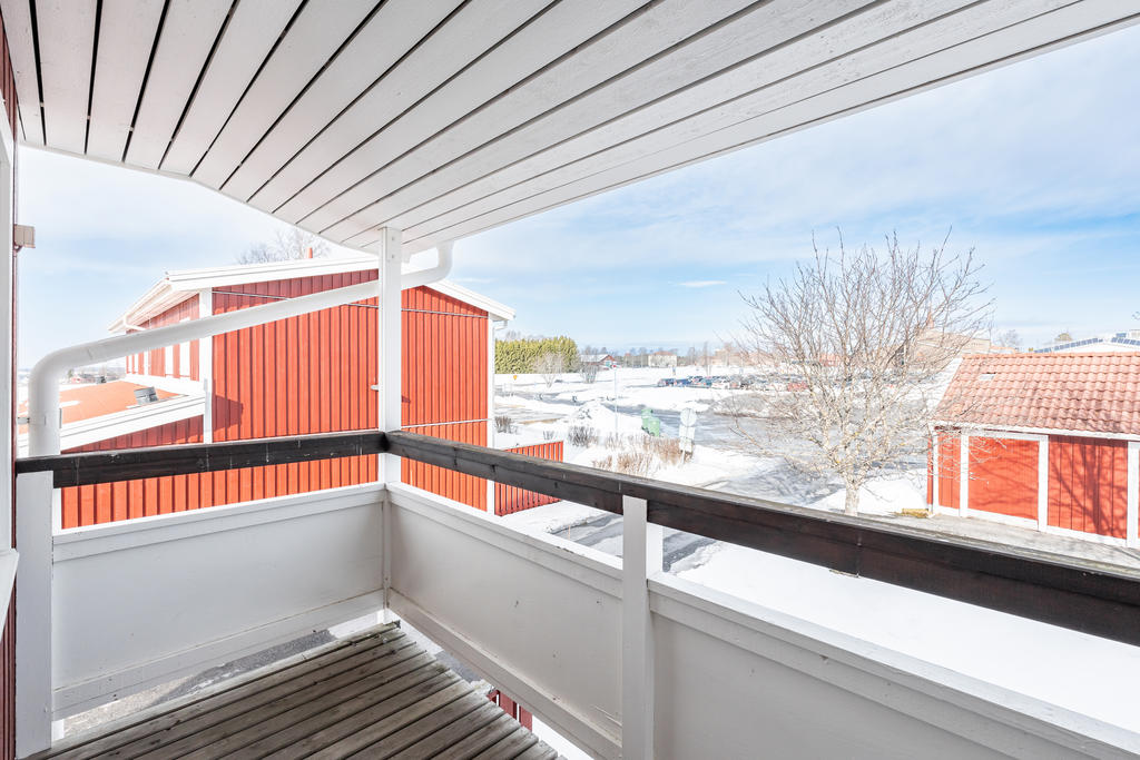 Balkongen har tak