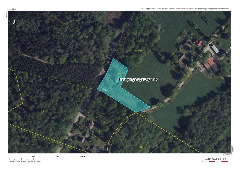 Fastigheten med byggnaderna.