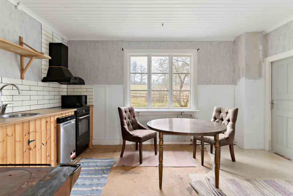 Köket. Har delvis moderniserats på senare tid.