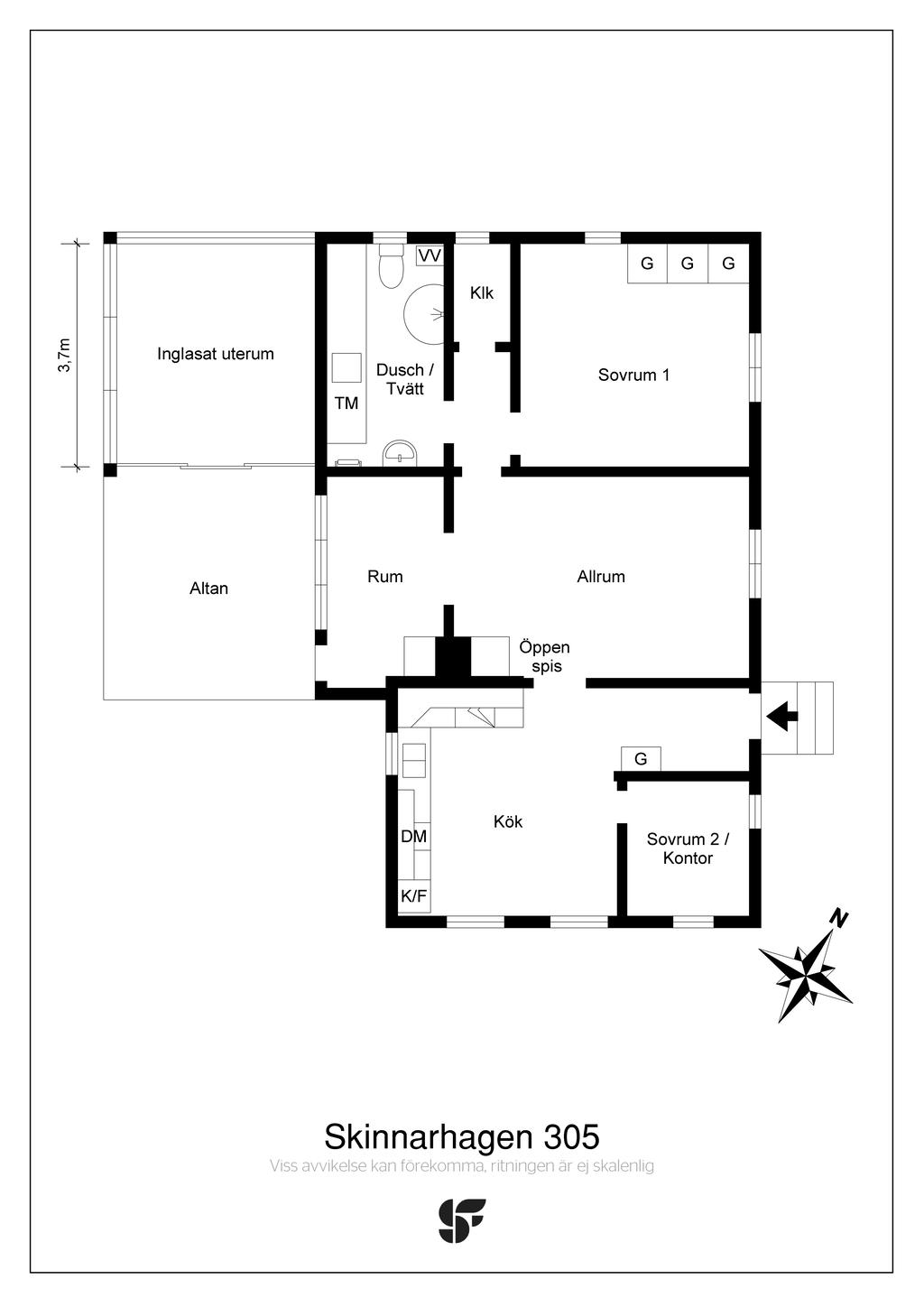 Planritning huvudbyggnad
