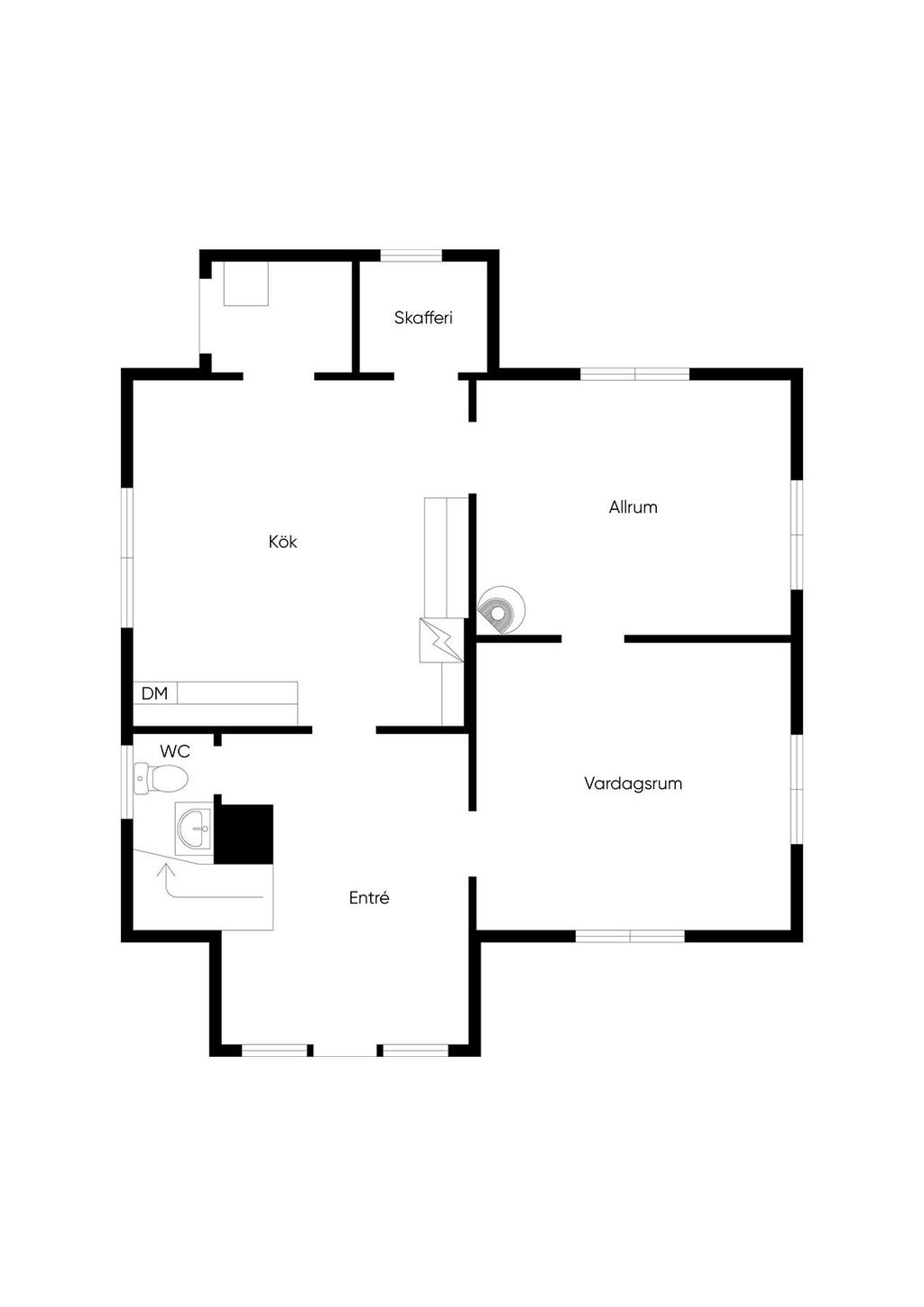Planlösning - Entréplan