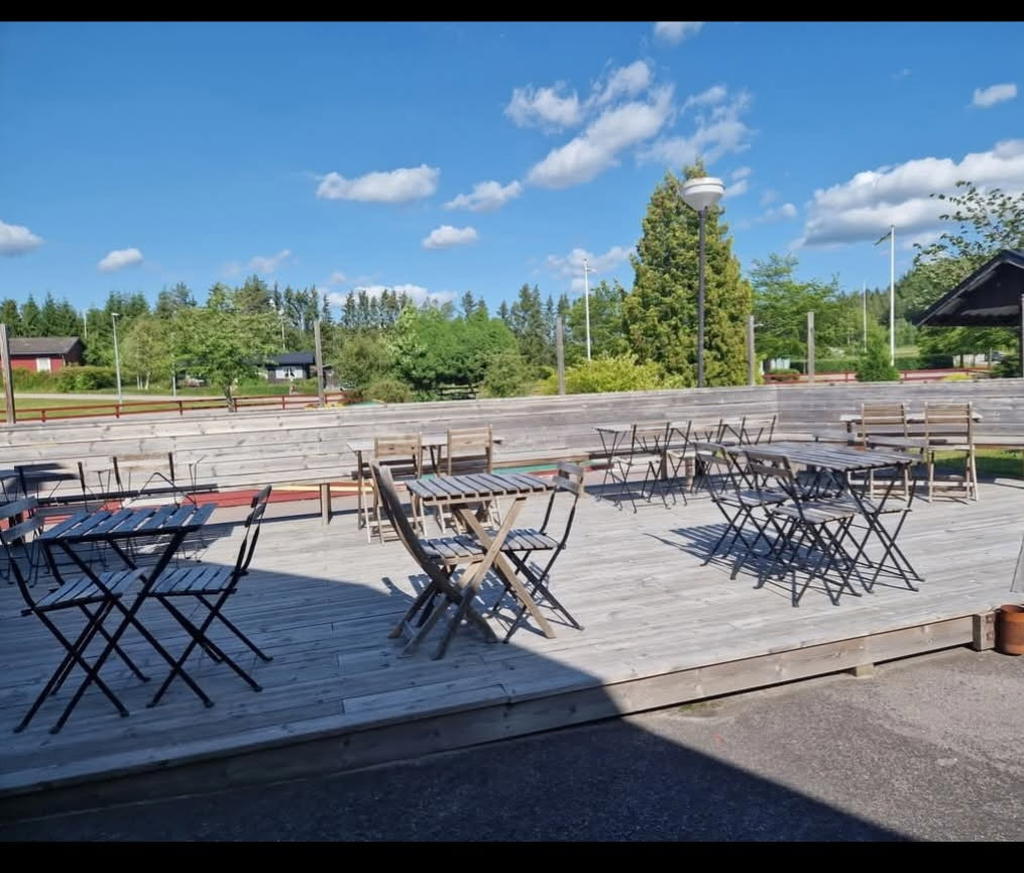 Uteservering på soldäcket