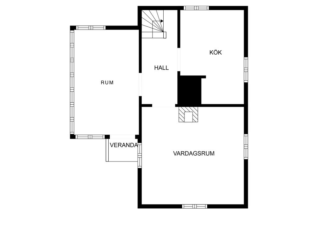 Entréplan Torpstuga