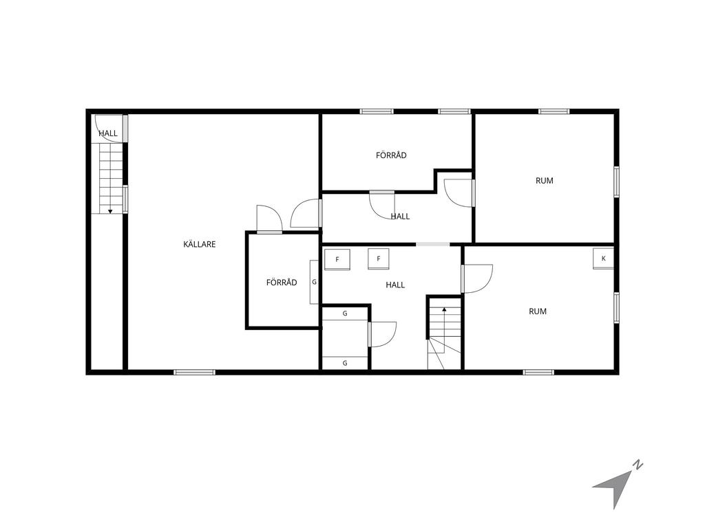 Planlösning källare