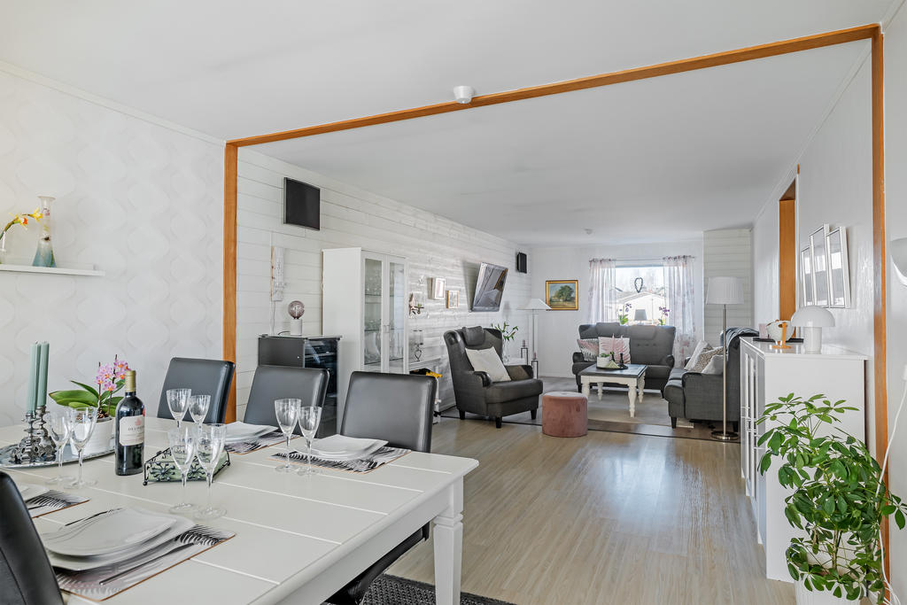 Öppet mot vardagsrum