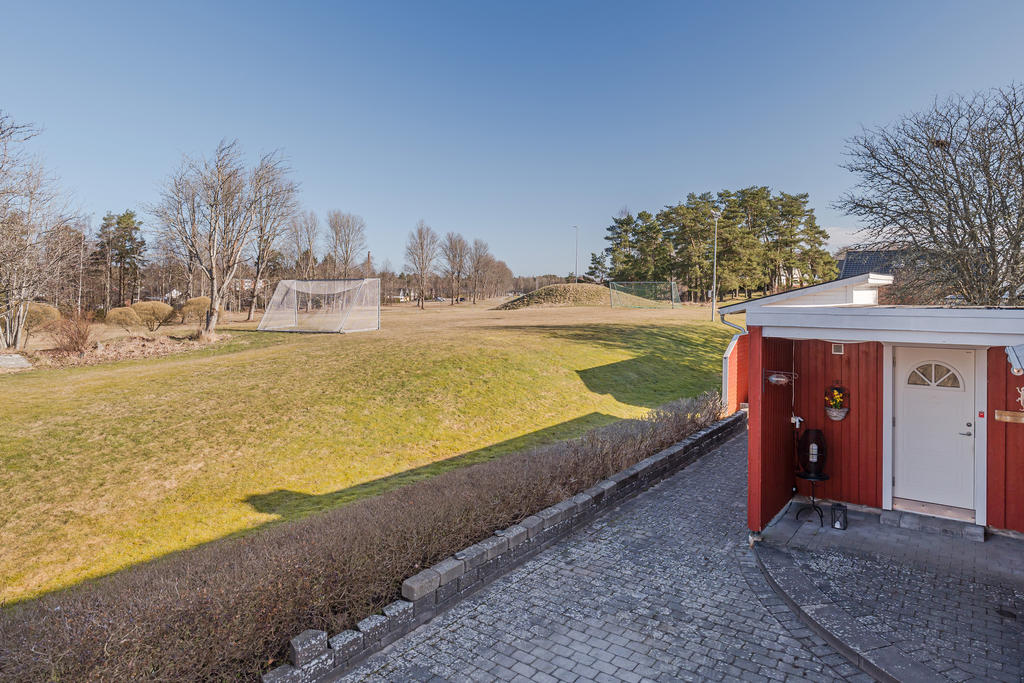 Hörnläge mot grönområde