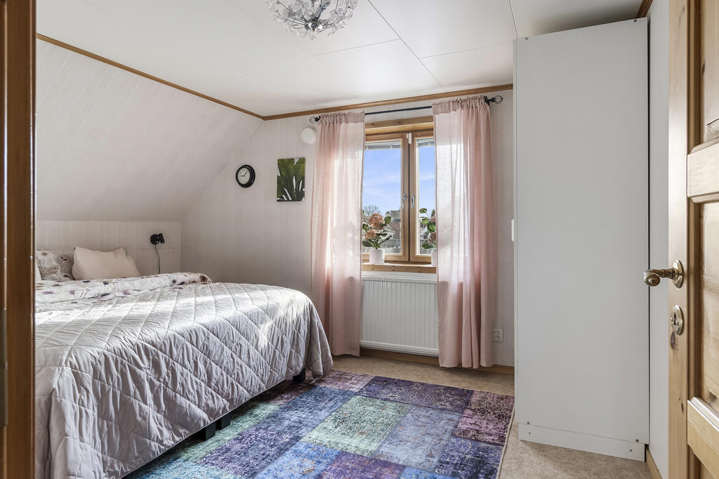 Sovrum med garderober