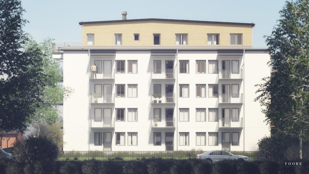 Sida mot Storgatan i sydväst