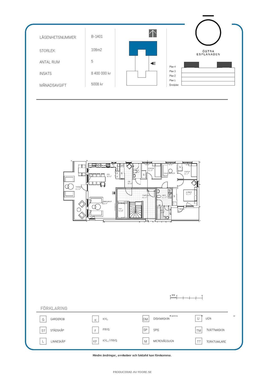 5 rok 107,5 kvm - det finns 1 lägenhet av denna lägenhetstyp