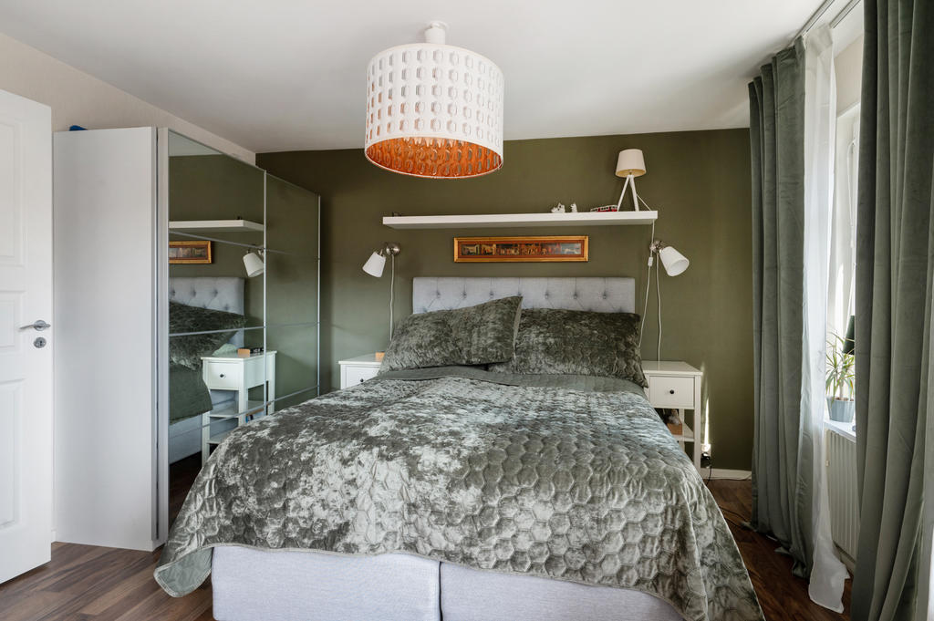 Sovrum på övre plan