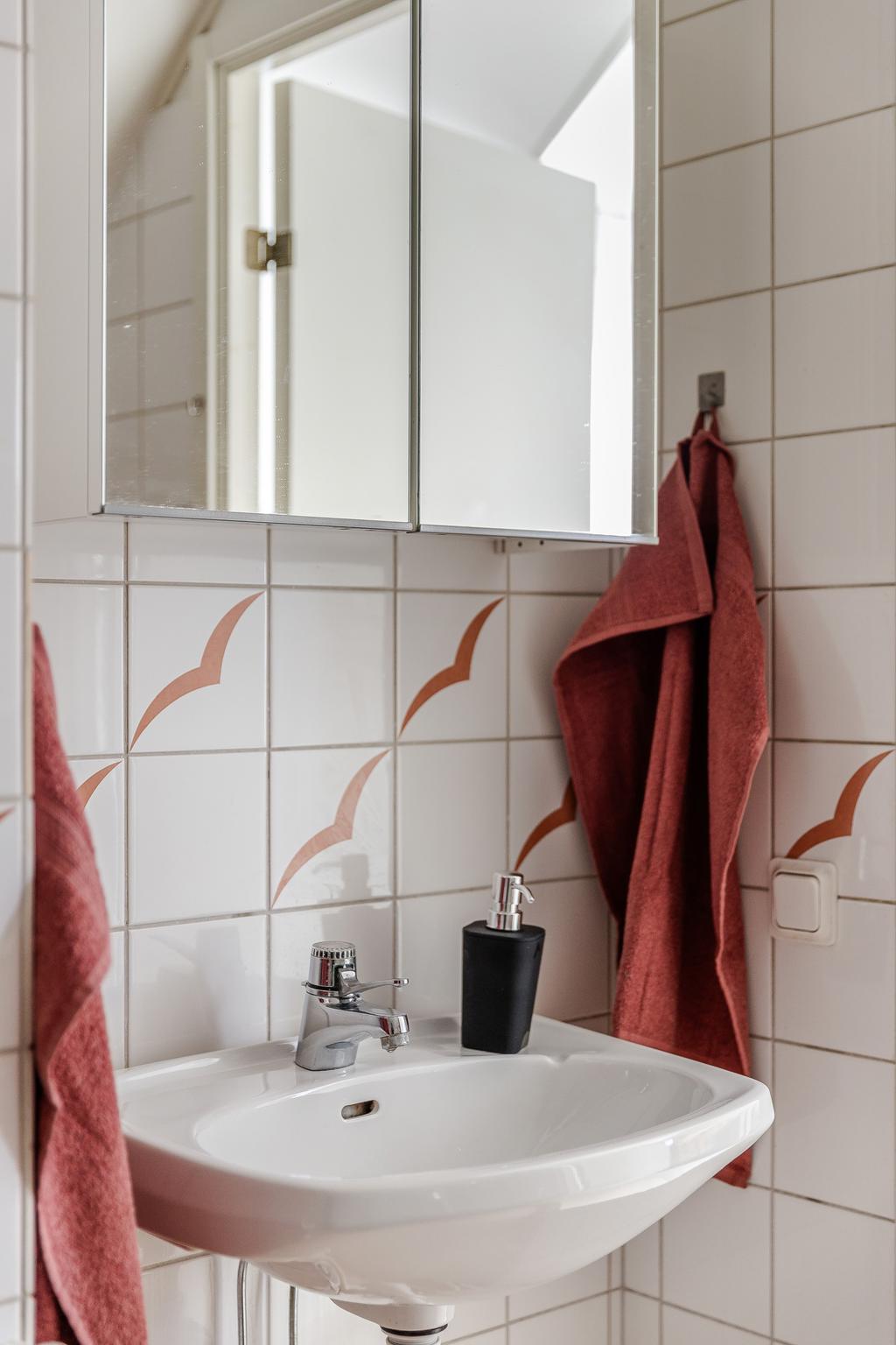 Badrummet på övreplan.