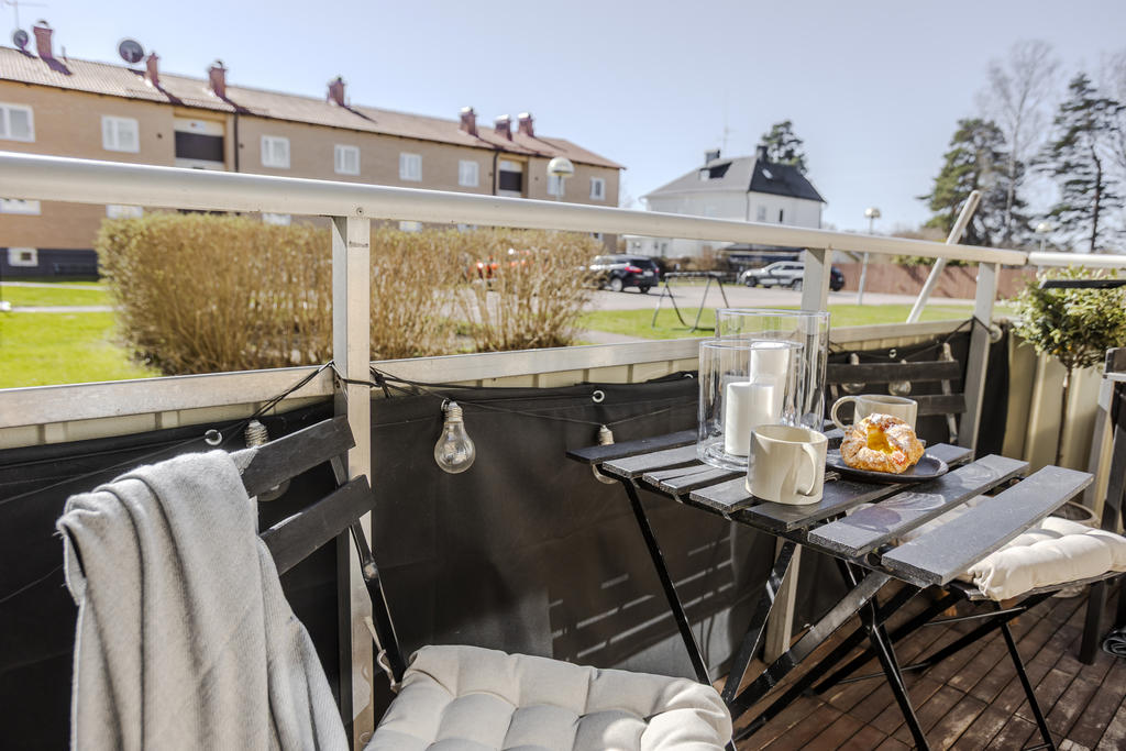 Balkong mot innergård