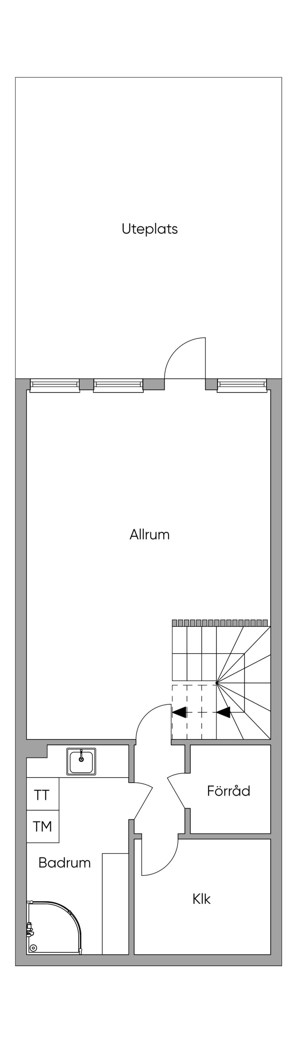 Souterrängplan 