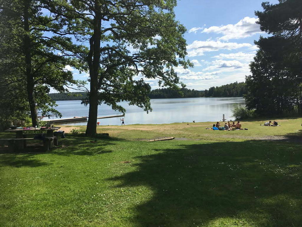 Strand till Ensjön. Foto: Google