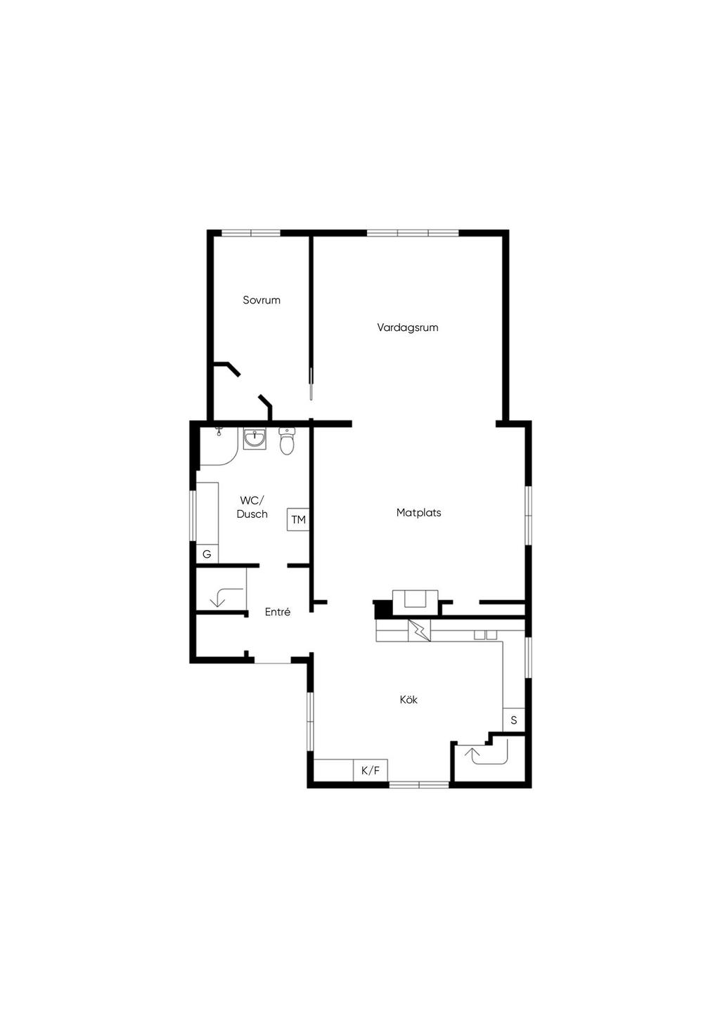Planlösning - Entréplan