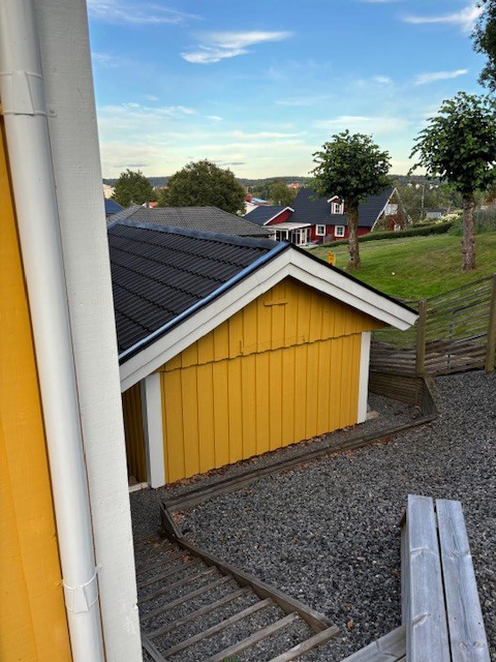 Sommarbild utsikt över Kinna