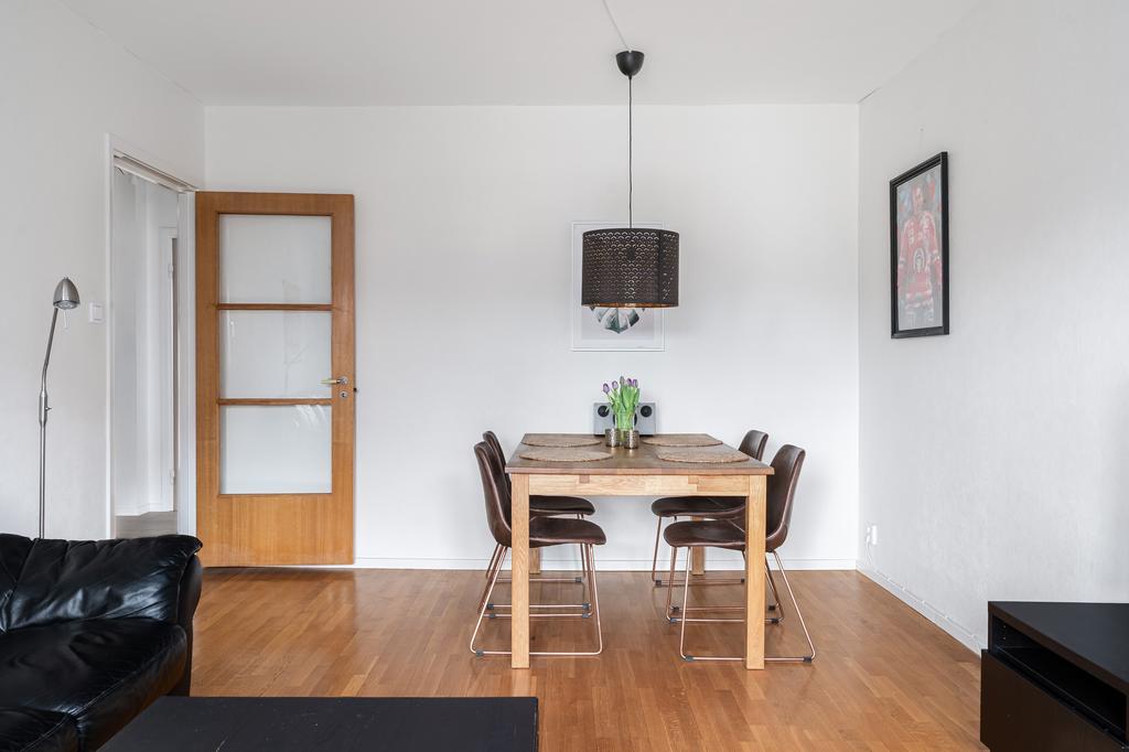 Matplats i vardagsrum